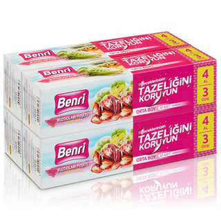 benri refrigerator bags medium pack, kitchen storage bags for freezing food, environmental-friendly food storage solution Benri Refrigerator Bags Medium - 30 Count Pack for Food Storage | 9.45 x 14.96 in Benri Refrigerator Bags Medium - 30 Count Pack benri, refrigerator-bags, food-storage, medium-bags, kitchen-organization, meal-prep, freezer-bags, pack-of-30, sandwich-bags, ai-generated