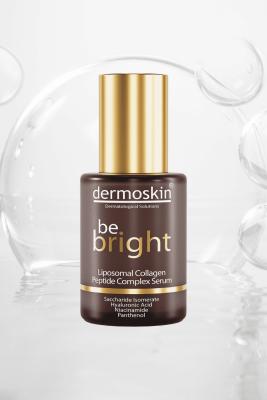Dermoskin Be Bright Liposomal Collagen Peptide Complex Anti-Aging Serum 30ml - Dermatologically Tested, Hyaluronic Acid, Anti-Wrinkle, Skin Elasticity Dermoskin Be Bright Anti-Aging Serum - Liposomal Collagen & Hyaluronic Acid anti-aging serum, collagen peptide complex, liposomal technology, hyaluronic acid serum, dermatologically tested skincare, skincare, anti-wrinkle serum, skin elasticity improvement, sensitive skin friendly, paraben free, sulfate free, hypoallergenic, travel skincare, daily skincare ro