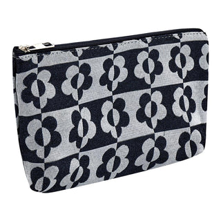 Eklips Black Floral Makeup Bag & Travel Pouch
