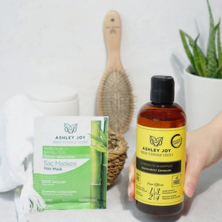 Ashley Joy Hair Loss Strengthening Shampoo - Garlic & Keratin Repair, Boost Volume & Shine - 400ml Ashley Joy Hair Loss Shampoo - Garlic & Keratin Repair hair loss shampoo, strengthening shampoo, garlic shampoo, keratin hair repair, volume boosting shampoo, anti hair fall shampoo, hair shine shampoo, damaged hair repair, Ashley Joy shampoo, dökülme karşıtı şampuan, hair strengthening, anti-breakage, hair repair, hair volume, hair shine, garlic extract, keratin, shampoo, hair care, hair treatment, hair fall 