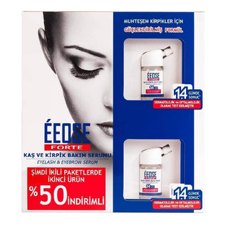 eeose eyebrow lash care serum package, eeose serum application EEOSE Eyebrow & Lash Care Serum - 2-Pack | 10 ml Each EEOSE Eyebrow & Lash Care Serum | 2-Pack eeose, eyelash-care, eyebrow-care, beauty-products, hair-care, serum, dermocosmetics, lash-growth, brow-enhancement, ai-generated