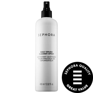 Daily Brush Cleaner by Daily Beauty - Alcohol-Free Brush Cleaning Spray for Sensitive Skin, Vegan & Cruelty-Free Daily Brush Cleaner Spray - Vegan, Cruelty-Free & Alcohol-Free brush cleaner spray, makeup brush care, daily brush cleaning, vegan beauty products, cruelty-free cosmetics, alcohol-free cleansing spray, sensitive skin friendly, eco-friendly beauty, recyclable packaging, beauty hygiene, makeup tools care
