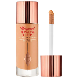 Charlotte Tilbury Hollywood Flawless Filter: Complexion Booster, Liquid Highlighter for Radiant, Glowing, Smooth Skin Charlotte Tilbury Hollywood Filter: Radiant Skin Complexion Booster Hollywood Flawless Filter, complexion booster, liquid highlighter, radiant skin, blurring effect, smooth skin, glowing skin, cruelty-free makeup, paraben-free makeup, illuminating makeup, makeup, face makeup, highlighter, luminizer, luminous makeup, youthful complexion, filtered look, normal skin, oily skin, dry skin, combin