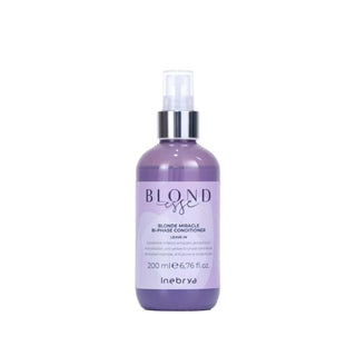 Inebrya Blondesse Miracle Bi Phase Conditioner - Leave-in Blonde Hair Care, 6.76 fl oz Inebrya Blondesse Bi Phase Conditioner - Best Leave-in for Blonde Hair Leave-in hair conditioner, Blonde hair care, Bi-Phase conditioner, Non-rinsing hair cream, Inerbrya Blondesse, Hair care for color-treated hair, Leave-in hair products, Blonde hair maintenance, Hair nourishment, Hair conditioning, I<strong>nebrya</strong> products