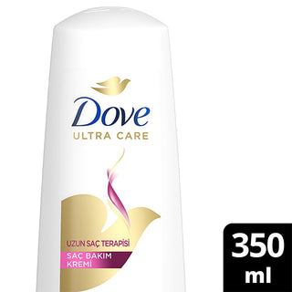 Dove Ultra Care Long Hair Therapy Conditioner - Repair Damaged Hair & Split Ends, Vegan & Cruelty-Free - 11.83 fl oz Dove Long Hair Therapy: Repair Damage & Split Ends - Vegan hair conditioner, long hair care, damaged hair treatment, split ends repair, vegan hair conditioner, cruelty-free hair care, hair growth conditioner, Dove hair conditioner, hair moisturizing conditioner, hair therapy conditioner, long hair, hair repair, split ends, breakage, vegan, cruelty-free, PETA approved, Bio-Restore Complex, Cer