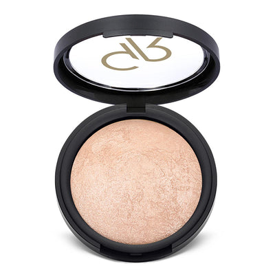 Golden Rose Mineral Terracotta Powder: Achieve Natural, Velvet Smooth Skin with Excellent Coverage