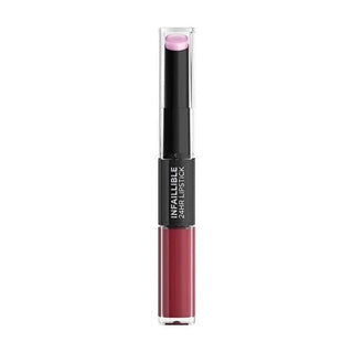 L'Oréal Paris Infaillible Liquid Lipstick & Balm - Long-Lasting 24-Hour Color & Moisturization L'Oréal Paris Infaillible 24h Liquid Lipstick & Balm long-lasting liquid lipstick, lip balm with color, mask-proof lipstick, double-ended lip applicator, 24-hour lip color, L'Oréal Paris, Infaillible, lip care, cosmetics, makeup, beauty products, lip color, moisturizing lip balm