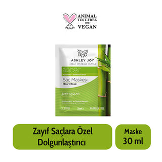 Ashley Joy Volumizing & Strengthening Hair Mask: Murumuru Oil & Bamboo Extract for Chemically Treated Hair - Thermal Protection & Thickening Ashley Joy Hair Mask: Volumizing & Strengthening - Shop Now! Hair Mask, Volumizing Hair Mask, Strengthening Hair Mask, Murumuru Oil Hair Treatment, Bamboo Extract Hair Mask, Hair Mask for Chemically Treated Hair, Thermal Protection Hair Mask, Hair thickening mask, hair care, hair treatment, damaged hair, weak hair, chemically treated hair, volume, thickness, hair repai
