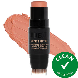 Nudies Cream Blush Stick - Vegan, Multi-purpose Makeup for Natural Flush - Hypoallergenic & Cruelty-Free Nudies Cream Blush Stick - Vegan & Hypoallergenic Cream Blush Stick, Vegan Makeup, Clean Beauty, Multi-purpose Makeup, Hypoallergenic Cosmetics, Natural Makeup, Cruelty-Free, Gluten-Free, Fragrance-Free, Makeup for Sensitive Skin, Everyday Makeup, Beauty Essentials