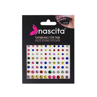 Nascita Face Jewels Adhesive Face Gems for Decorative Facial Enhancements - Temporary Facial Decorations & Cosmetic Face Accessories Nascita Face Jewels - Adhesive Face Gems for Glamorous Looks Face Jewels, Adhesive Face Gems, Temporary Facial Decorations, Cosmetic Face Accessories, Removable Face Stickers, festival decorations, party accessories, everyday wear, cosmetic enhancements, beauty accessories, decorative facial enhancements