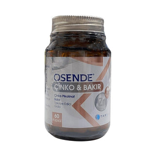 Osende Zinc Copper Dietary Supplement - 60 Capsules for Immune System Support Osende Zinc Copper Supplement - Immune System Support Zinc supplement, Copper supplement, Dietary minerals, Immune system support, Health supplements, Mineral supplements, Dietary Supplement, Zinc, Copper, Health and Wellness, Supplement for adults, Immune health