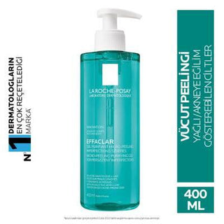 La Roche-Posay Effaclar Micro-Peeling Gel: Salicylic & Glycolic Acid Face & Body Wash | Deep Pore Cleansing, Acne Treatment, & Skin Texture Improvement La Roche-Posay Effaclar Gel: Acne Treatment & Pore Cleansing La Roche Posay Effaclar, micro peeling gel, salicylic acid cleanser, glycolic acid exfoliant, acne treatment face wash, pore cleansing gel, exfoliating body wash, hypoallergenic cleanser, skin texture improvement, facial cleanser, body wash, exfoliant, acne treatment, oily skin, acne-prone skin, se
