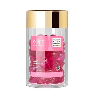 Ellips Hair Vitamin Capsules: Nourish, Repair & Grow Stronger, Shinier Hair with Argan, Jojoba & Vitamins A, C, E, B5 (5
