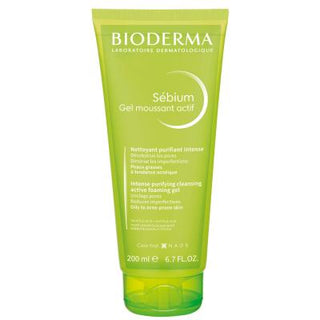 Bioderma Sebium Foaming Gel Active: Oil Control & Acne Defense - Gentle, Hypoallergenic Face Wash for Oily & Acne-Prone Skin (6.76 fl oz) Bioderma Sebium: Oil Control Face Wash for Acne-Prone Skin Bioderma Sebium Foaming Gel, Bioderma, Sebium, Foaming Gel, oily skin cleanser, acne-prone skin wash, non-comedogenic face wash, hypoallergenic cleansing gel, SeboRestore technology cleanser, paraben free face wash, soap free face wash, facial cleanser, acne cleanser, gentle cleanser, sensitive skin cleanser, oil 