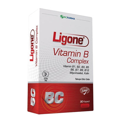 Ligone Vitamin B Complex Supplement - Comprehensive B Vitamins for Energy & Nutrition Support