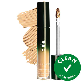 conceal & PROTECT SPF 50+ Spot Concealer for Dark Spots & Hyperpigmentation - Mineral Sun Protection, Hydrating Coverage, Clean Beauty SPF 50+ Spot Concealer for Dark Spots - conceal & PROTECT spot concealer, dark spots, hyperpigmentation, SPF 50+ concealer, mineral sun protection, clean beauty concealer, hydrating coverage, buildable coverage, gluten-free, cruelty-free, recyclable packaging, face makeup, concealer, makeup, skincare, beauty products