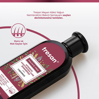 Tresan Sulfate-Free Shampoo with Licorice Root Extract - Moisturizing, Gentle, Natural Hair Care - 10.14 fl oz Tresan Sulfate-Free Shampoo for Moisturizing Hair sulfate-free shampoo, moisturizing shampoo, licorice root extract shampoo, natural hair care products, hydrating shampoo, gentle hair care, daily use shampoo, dry hair solution, damaged hair repair, oily hair balance, dandruff prevention, hair nourishment, soft hair, manageable hair