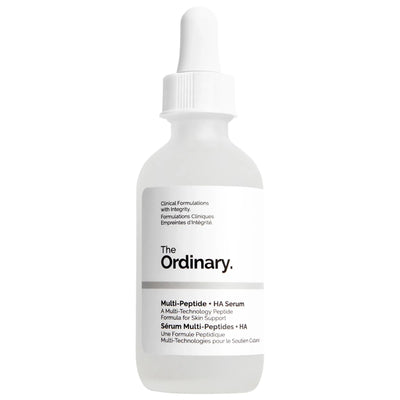 The Ordinary Multi-Peptide + HA Serum for Facial Wrinkles - Anti-Aging, Vegan Skincare with Hyaluronic Acid