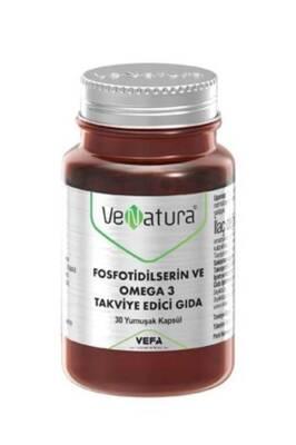 VeNatura Fosfotidilserin Omega 3 Supplement: Boost Brain Health, Memory & Support Heart Health - 30 Soft Capsules VeNatura Fosfotidilserin Omega 3 - Brain & Heart Health Fosfotidilserin supplement, Omega 3 supplement, Brain health supplement, Cognitive support, Heart health supplement, Fish oil supplement, Phosphatidylserine Omega 3 capsules, Memory supplement, VeNatura supplement, Dietary Supplement, cognitive function, memory, focus, cardiovascular health, brain function, soft capsules, easy to swallow, d
