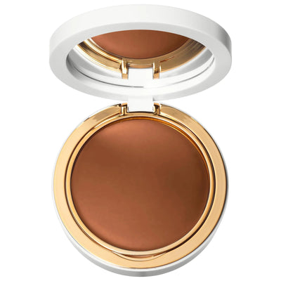 Crème Cr�me to Powder Skin Foundation: Matte, Medium Coverage, Vegan & Cruelty-Free - Perfect for Darker Skin Tones, Con