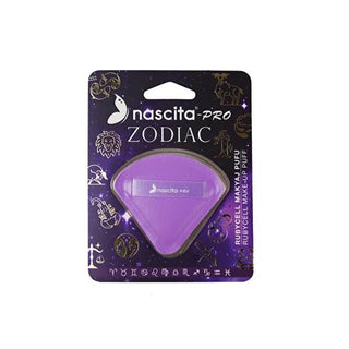Nascita Zodyak Rubbycell Makeup Puff - Triangular Foundation Applicator for Flawless Coverage Nascita Rubbycell Makeup Puff for Flawless Coverage makeup puff, rubycell makeup puff, foundation applicator, triangular makeup sponge, high-quality makeup tool, beauty essentials, makeup accessories, cosmetic applicators, flawless makeup, smooth foundation application, natural finish, buildable coverage, precise makeup control