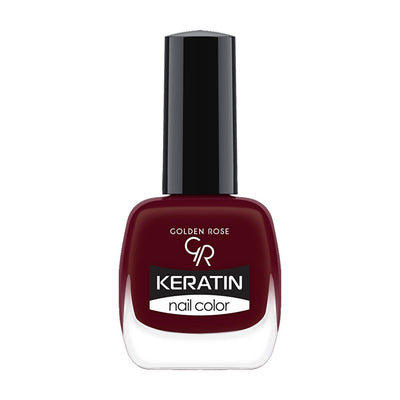 Golden Rose Keratin Nail Color - Long Lasting & Nourishing Nail Polish for Healthier Nails