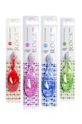 Rocs Baby Toothbrush - Ultra Soft Bristles for 0-3 Years Old Infants - Gentle Oral Care Rocs Baby Toothbrush - Gentle Oral Care for Infants Baby toothbrush, Soft-bristled toothbrush, Infant oral care, Gentle toothbrush for babies, 0-3 years toothbrush, Oral care for infants, Safe toothbrush, Effective cleaning, Ultra-soft bristles, Wide handle design, Baby oral hygiene, Gentle gum care