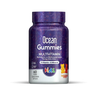 Ocean Gummies Multivitamin for Kids - 60 Chewable Jelly Forms with Vitamins & Minerals - Supports Healthy Development Ocean Gummies Multivitamin for Kids - 60 Chewable Jellies multivitamin for kids, chewable vitamins, children's health supplements, dietary supplement for children, vitamins for kids aged 4-10, health supplements, nutrition for kids, Ocean Gummies, children's nutrition, healthy development