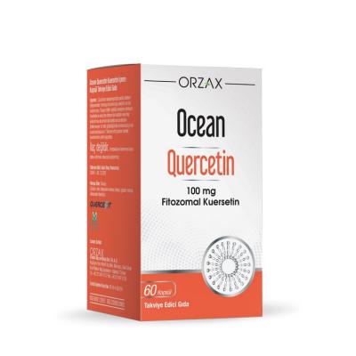 Orzax Ocean Lipozomal Quercetin 60 Capsules - Vegan Quercetin Supplement for Antioxidant Support