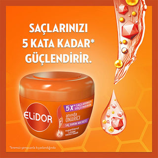 elidor superblend hair mask packaging, application of elidor hair mask, elidor hair mask texture, before and after elidor hair mask use Elidor Superblend Hair Repair Mask - Instant Repair with C Vitamin & Keratin for Damaged Hair | 160 ml Elidor Superblend Repair Hair Mask - C Vitamin & Keratin elidor, hair-mask, damaged-hair, instant-repair, c-vitamin, keratin, hair-care, beauty-enthusiasts, luxurious-hair-care, ai-generated