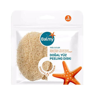 Balmy Natural Loofah Facial Exfoliating Disc 3-Pack: Deep Cleansing, Blackhead Remover, Oily Skin Acne Treatment, Natural Skin Care Balmy Natural Loofah Facial Exfoliating Disc: Oily Skin & Acne facial exfoliating disc, natural loofah exfoliator, oily skin cleanser, blackhead remover, acne treatment, deep cleansing face scrub, natural skin care, exfoliating face pad, loofah face scrubber, exfoliating disc for oily skin, facial exfoliator, natural exfoliator, oily skin care, blackhead treatment, acne cleanse