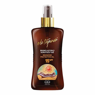 Eda Taşpınar Bronzlaştırıcı Yağ Spf 15 200 ml - Anti-Aging Sunscreen Oil for Safe Tanning and UVA/UVB Protection Eda Taşpınar SPF 15 Sunscreen Oil for Anti-Aging & Safe Tanning sunscreen oil, tanning oil SPF 15, anti-aging sun care, argan oil sun protection, UVA and UVB protection, bronzlaştırıcı yağ, safe tanning, sun care, skincare, beauty, cosmetics, Eda Taşpınar, sun protection, anti-aging, argan oil benefits, antioxidant-rich, sun-kissed glow, nourishing sun care