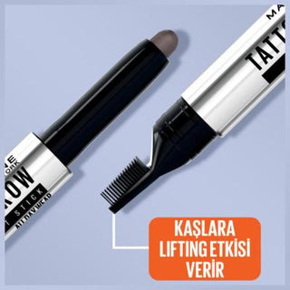 maybelline tattoo brow lift pencil blonde, maybelline eyebrow pencil with brush, close up of tattoo brow lift pencil Maybelline New York Tattoo Brow Lift Pencil - 01 Blonde | Eyebrow Enhancer Maybelline Tattoo Brow Lift Pencil - Blonde maybelline, tattoo-brow-lift, eyebrow-pencil, makeup, beauty, eyebrow-enhancement, ai-generated, water-resistant, lifting-effect, natural-brows