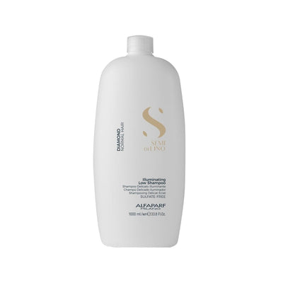 Alfaparf Semi Di Lino Diamond Illuminating Low Shampoo 1000 ml - Professional Hair Care for Illuminated Hair