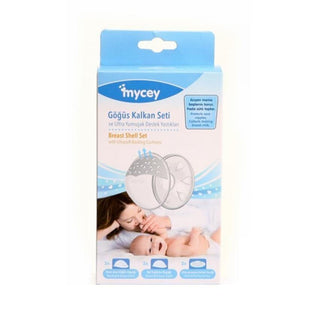 mycey breast shield set, air-flow breast shield, milk collection cup, silicone support pad Mycey Breast Shield Set - Essential for New Mothers | 2 Covers Mycey Breast Shield Set - Essential for New Mothers breastfeeding, new-mothers, postpartum, milk-collection, breast-shields, baby-care, comfort, mycey, ai-generated, soft-silicone