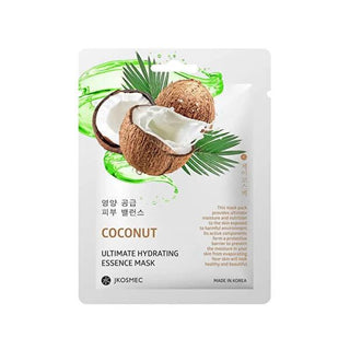 JKosmec Hydrating Face Mask with Coconut Water - Ultimate Hydration for Dry Skin JKosmec Hydrating Face Mask - Coconut Water for Dry Skin hydrating face mask, coconut water face mask, natural skincare, sheet mask, intense hydration, dry skin solution, soothing skincare, nourishing face mask, skincare routine, hydration boost, JKosmec, face care, beauty products, skincare essentials