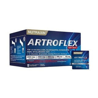 Nutraxin Artroflex Easy Move Joint Health Supplement - 30 Sachets Nutraxin Artroflex Easy Move - Joint Health Supplement Joint Health Supplement, Glucosamine Sulfate, MSM, Chondroitin, Collagen Supplement, Vitamins and Minerals for Joint Support, Dietary Supplement, Joint Health, Joint Pain Relief, Natural Joint Support, Active Lifestyle, Athlete Supplements, Joint Mobility, Flexibility Support, Gluten Free, Sugar Free, Lactose Free, Yeast Free