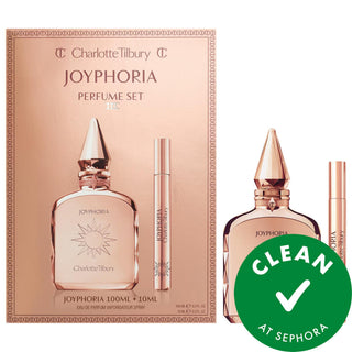 Charlotte Tilbury Joyphoria Eau de Parfum Perfume Duo Set - Fresh Fragrance for Women, Clean at Sephora Certified Charlotte Tilbury Joyphoria Perfume Duo Set - Fresh & Clean Charlotte Tilbury Joyphoria Perfume, Eau de Parfum Duo Set, Fresh Fragrance for Women, Clean at Sephora Certified Perfume, Travel Size Perfume Set, Perfume Gift Sets, Luxury Fragrances, Women's Perfume, Fragrance for Daily Use, Uplifting Scents, Neroli Oil, Ylang-Ylang, Solar Vanilla, Rose-Gold Bottle, Gift Ideas for Her