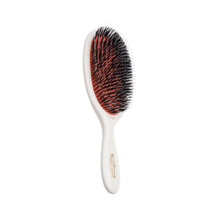 Mason Pearson Popular BN1 Ivory Bristle Nylon Wide Hair Brush - Detangling, Smoothing & Scalp Stimulation Mason Pearson Hair Brush - Detangle, Smooth & Style Mason Pearson hair brush, Bristle nylon hair brush, Wide hair brush, Ivory hair brush, BN1 hairbrush, Premium hair brush, Detangling hair brush, Hair styling brush, hair brush, bristle brush, nylon brush, detangling brush, smoothing brush, scalp stimulation, hair care, grooming, long hair, thick hair, ivory, elegant, high-quality, styling, hair tool, h