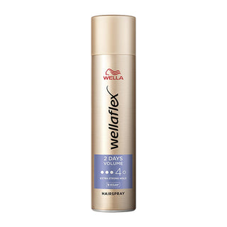 Wella Wellaflex Extra Strong Hold Hair Spray for Long-Lasting Volume - Vegan, UV Protection, 2.54 fl oz