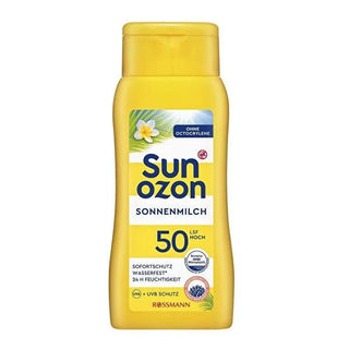 Sunozon 50SPF Vegan Sunscreen Lotion for Sensitive Skin - Waterproof & Dermatologically Tested - 6.76 fl oz Sunozon 50SPF Vegan Sunscreen Lotion - Protect Sensitive Skin sunscreen lotion for sensitive skin, vegan sun protection, 50 SPF sunscreen, water-resistant sunscreen, dermatologically tested sun care, Sunozon, sun protection, sensitive skin care, vegan skincare, skincare essentials, outdoor protection, beach essentials