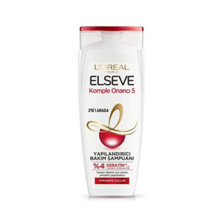 Elseve Repairing Shampoo, 2-in-1 Nourishing Shampoo and Conditioner for Damaged Hair - 15.22 fl oz
