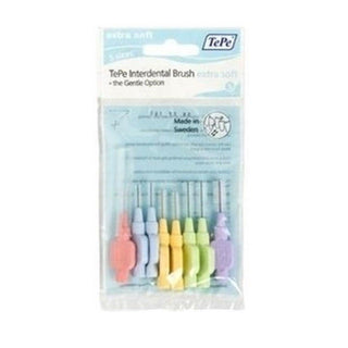 TePe Ekstra Soft Interdental Brushes - Extra Soft Bristles for Sensitive Teeth & Gums (8-Piece Variety Pack) TePe Ekstra Soft Interdental Brushes for Sensitive Teeth Interdental Brushes, Extra Soft Bristles, Oral Hygiene, Sensitive Teeth and Gums, TePe Ekstra Soft, Oral Care, Dental Hygiene, Sensitive Gums, Oral Surgery, Mucositis, Peri-implantitis, Dry Mouth, Gentle Cleaning, interdental cleaning, oral health