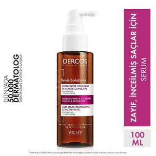 vichy dercos densi-solution lotion 100ml product view, vichy densi-solution lotion application Vichy Dercos Densi-Solution Lotion - Hair Density Booster | 100ml Vichy Dercos Densi-Solution Lotion - 100ml Hair Treatment vichy, hair-care, hair-loss-treatment, density-booster, hypoallergenic, paraben-free, scalp-care, strengthening, anti-hair-loss, ai-generated