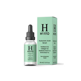 hoito hyaluronic acid serum 30ml bottle, hydrating serum for dry skin, anti-wrinkle hyaluronic acid serum Hoito Hyaluronic Acid Serum - Hydrating Solution | 30 ml Hoito Hyaluronic Acid Serum - Moisturizing Formula hoito, hyaluronic-acid-serum, hydrating-serum, skincare, dry-skin, anti-aging, serum, moisturizer, ai-generated, beauty