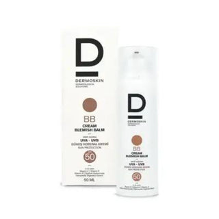 dermoskin bb krem spf 50 packaging, application of dermoskin bb krem, dermoskin bb krem on skin Dermoskin BB Krem SPF 50 - Skin Protecting Cream | 1.69 fl oz Dermoskin BB Krem SPF 50 - Skin Protecting Cream dermoskin, bb-krem, spf-50, skin-care, sun-protection, anti-aging, moisturizer, flawless-skin, ai-generated, beauty-cream