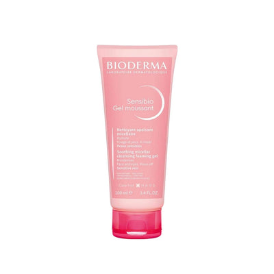 Bioderma Sensibio Micellar Cleansing Gel for Sensitive Skin - Soothing, Gentle, and Effective Makeup Removal - 3.38 fl o