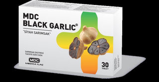 MDC Black Garlic Supplement: Siyah Sarımsak Tablets for Natural Antioxidant & Cardiovascular Health - 30 Count MDC Black Garlic Tablets: Natural Antioxidant & Heart Health Black Garlic Supplement, Siyah Sarımsak Tablet, Aged Garlic Extract, Antioxidant Supplement, Natural Health Supplement, Garlic Tablets for Health, MDC Black Garlic, Black Garlic Benefits, Dietary Supplement, Garlic nutritional tablet, health supplement, natural remedy, cardiovascular health, antioxidant support, easy to consume, odor-free