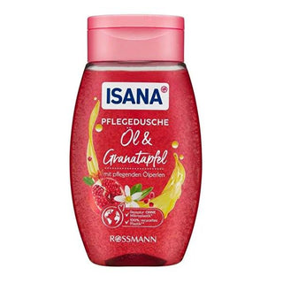 Isana Pomegranate Shower Gel: Vegan, Softening, and Refreshing - Dermatologically Tested for Sensitive Skin, Climate Neutral Isana Pomegranate Shower Gel: Vegan & Softening Isana shower gel, pomegranate shower gel, vegan shower gel, softening shower gel, dermatologically tested shower gel, pH balanced shower gel, climate neutral shower gel, recycled plastic shower gel, shower gel for sensitive skin, nar kokulu duş jeli, shower gel, body wash, skincare, vegan beauty products, cruelty-free, sensitive skin car