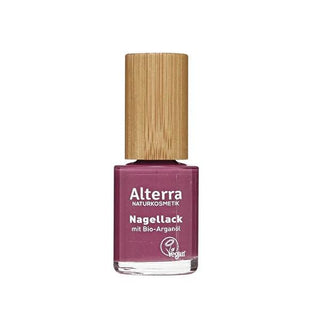 Alterra Natural Nail Polish No:04 Berry - Vegan, Eco-Friendly, 76% Natural Ingredients Alterra Natural Nail Polish No:04 Berry - Eco-Friendly & Vegan natural nail polish, vegan nail polish, eco-friendly cosmetics, Green Brand certified makeup, organic argan oil nail care, sustainable beauty products, natural beauty products, vegan cosmetics, nail care, beauty, cosmetics, Alterra, romantic pink nail polish, 76% natural ingredients